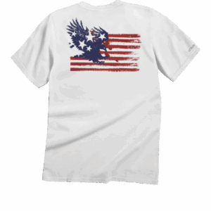 American Pride - White Short Sleeve Crewneck T-Shirt