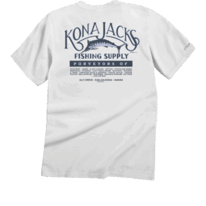 Kona Jack's - White Short Sleeve Crewneck T-Shirt