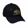 California Flag - Black Twill Hat