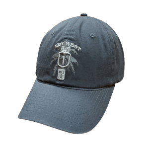 Key West Sign - Charcoal Twill Hat