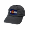 Colorado Flag - Charcoal Twill Hat