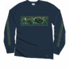 Rainforest Pua - Navy Long Sleeve Crewneck T-Shirt