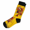 Crimson Dragon - Graphic Cotton Crew Socks
