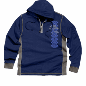 Hahalua Trio - Midnight/Gray Long Sleeve Longboard Hooded Tee