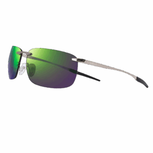 Revo Descend Z - Shiny Gunmetal/Evergreen Sunglasses
