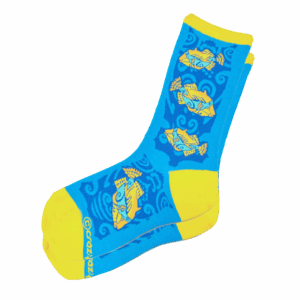 Humu Tribal - Graphic Cotton Crew Socks