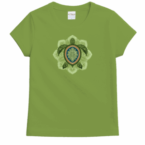 Mandala Honu - Matcha Short Sleeve Crewneck T-Shirt